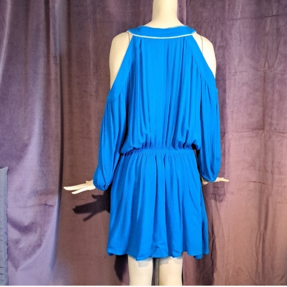 Caribbean Blue Aztec Dress ๐ - Picture 3 of 5